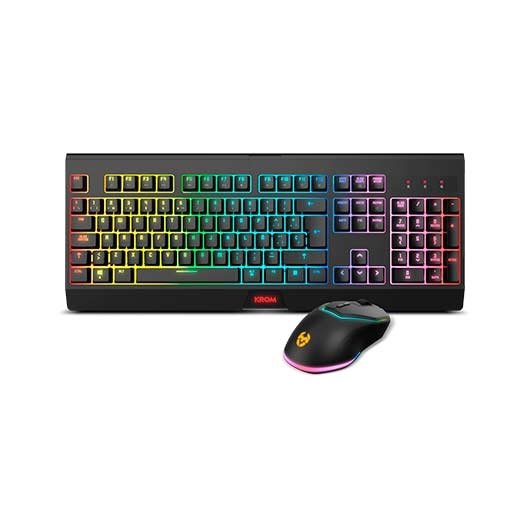 TECLADO RATON KROM KABALA WIRELESS RGB GAMING