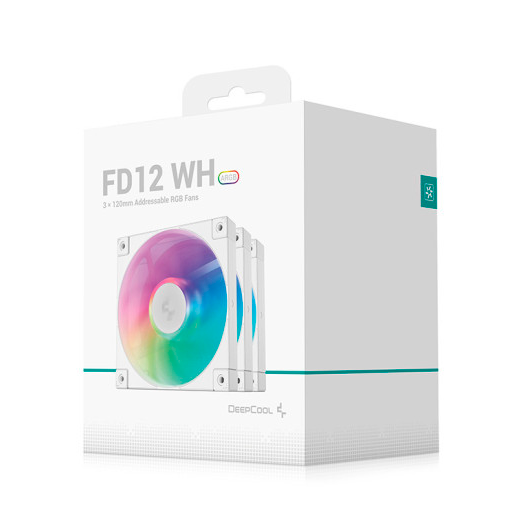 Deepcool Fd12 Argb Pack 3 White