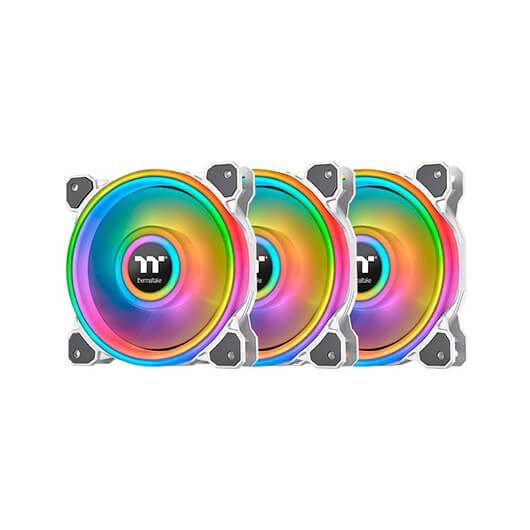 Ventilador 120x120 Thermaltake Riing Quad 12 Rgb Blanco