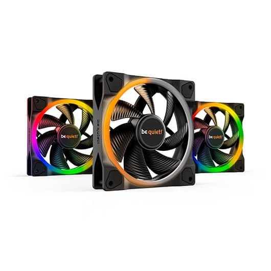 VENTILADOR 140X140 BEQUIET LIGHT WINGS PACK 3UD