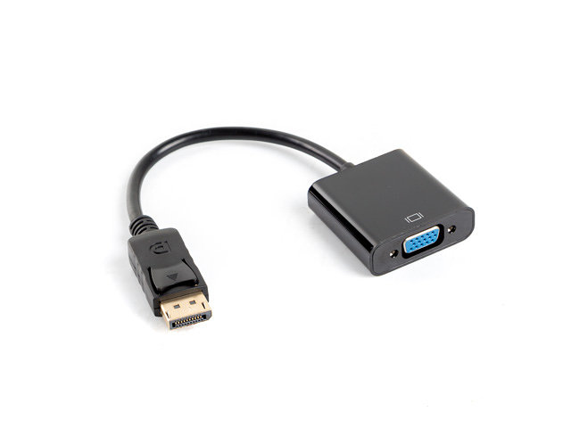 Adaptador Lanberg Displayport 11 A Vga 20cm Negro