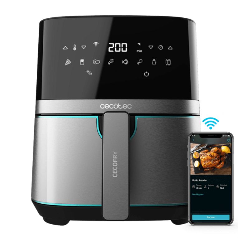 Airfryer Cecotec Cecofry Full Inox 5500 Connected