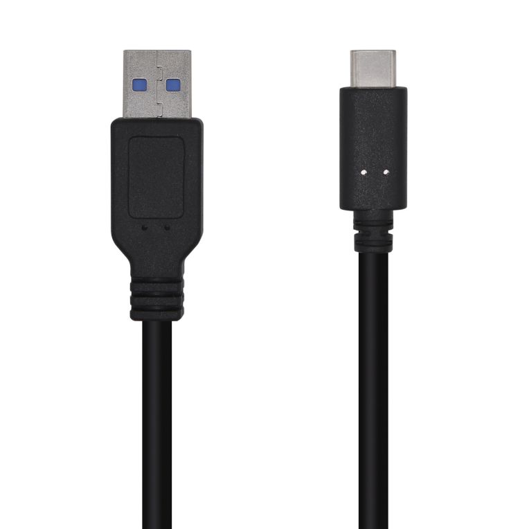 Aisens Cable Usb 31 Gen2 10gbps 3a Tipo Usb C M A M Negro 1 5m