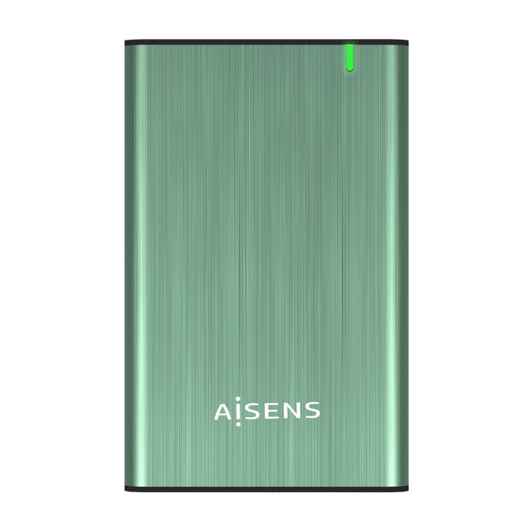 Aisens Caja Externa 25 Ase 2525sgn 95mm Sata A Usb 30 Usb31 Gen1 Verde