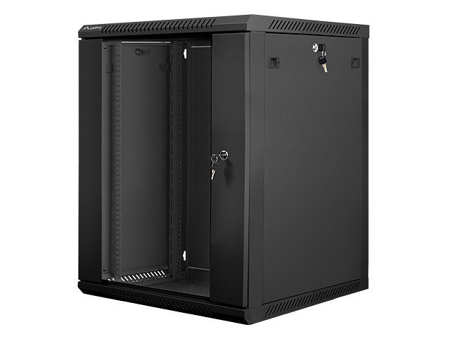 Armario Lanberg 15u 600x600x774 Auto Ensamblado Rack 19 Hasta 60 Kg Negro