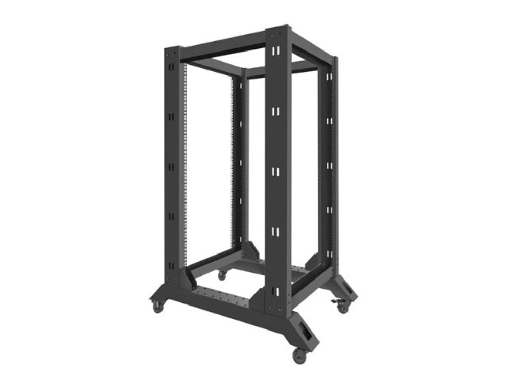 Armario Lanberg Abierto Rack 19 22u 600x800 Negro