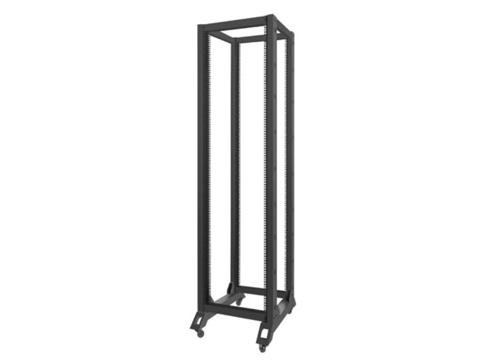 Armario Lanberg Open Rack 42 U 600x800 Negro