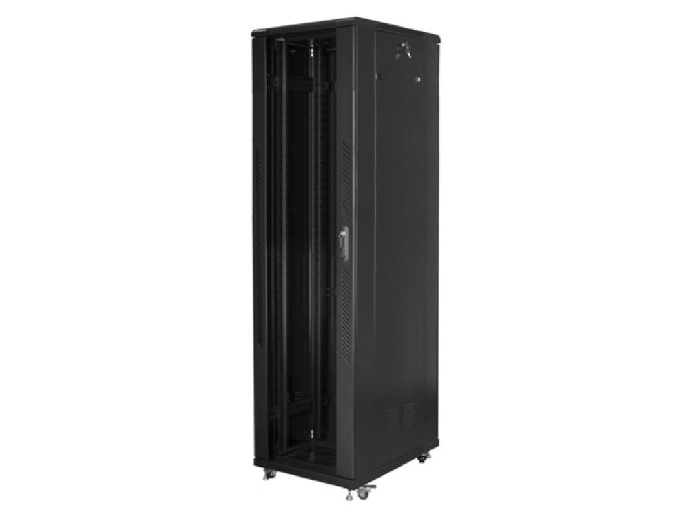 Armario Lanberg Rack 19 37u 800x800 Flat Pack Black Negro