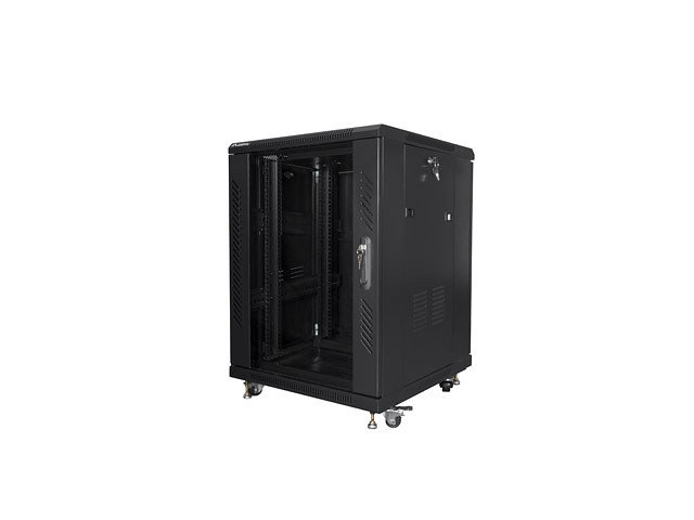 Armario Rack Lanberg 15u 600x600 Auto Ensamblado 19 Hasta 800kg Negro