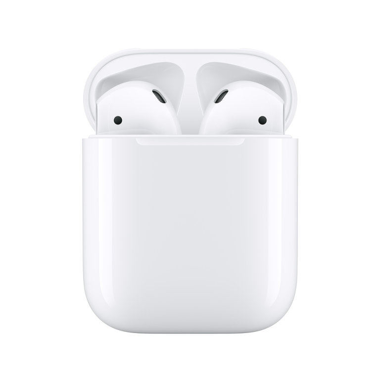 Auriculares Apple Airpods V2 Blanco Bluetooth Con Base Carga