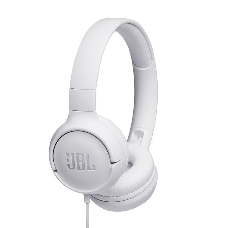 Jbl Tune 500 Wired On Ear Headphones  White