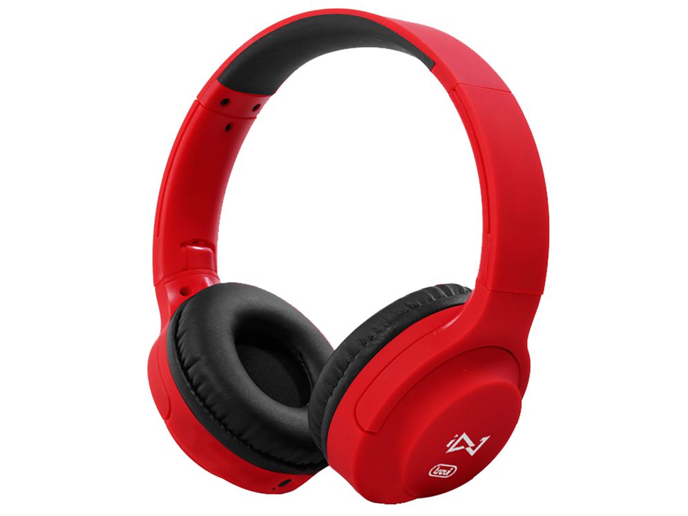 Auriculares Estereo Digital Con Microfono 1 2 M Cable Trevi Dj 601 M Rojo