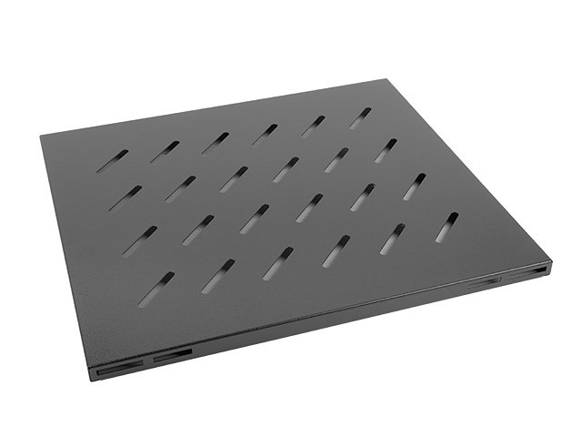 Bandeja Lanberg Fija 1u 465x500 Mm Hasta 120 Kg Rack De 19 Negro