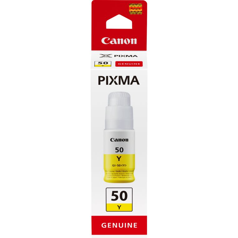 Botella Tinta Canon Gi 50y Amarillo 70ml