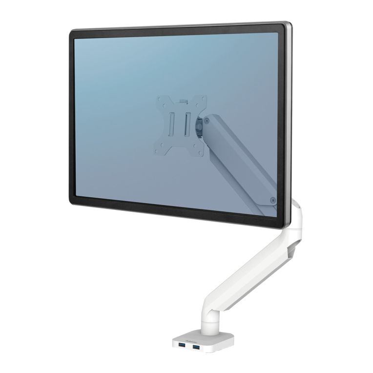 BRAZO FELLOWES PARA MONITOR INDIVIDUAL PLATINUM SERIES BLANCO