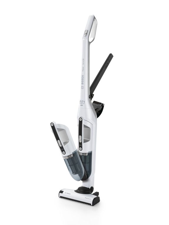 Bosch Serie 4 Bbh32551 Aspiradora De Pie Y Escoba Electrica Sin Bolsa 0 4 L Metalico Blanco