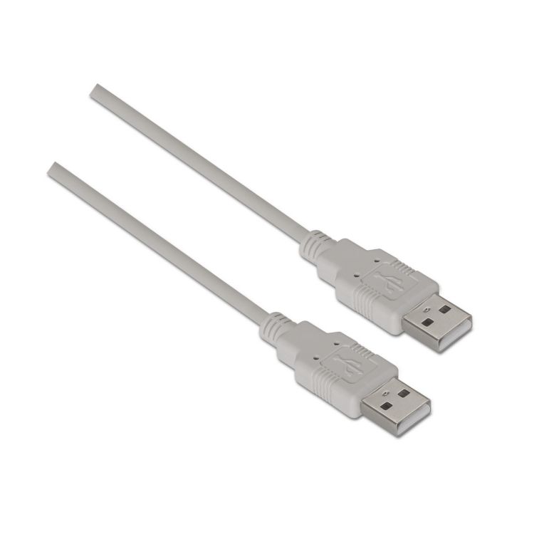 CABLE AISENS USB 2 0 TIPO AM AM BEIGE 2M