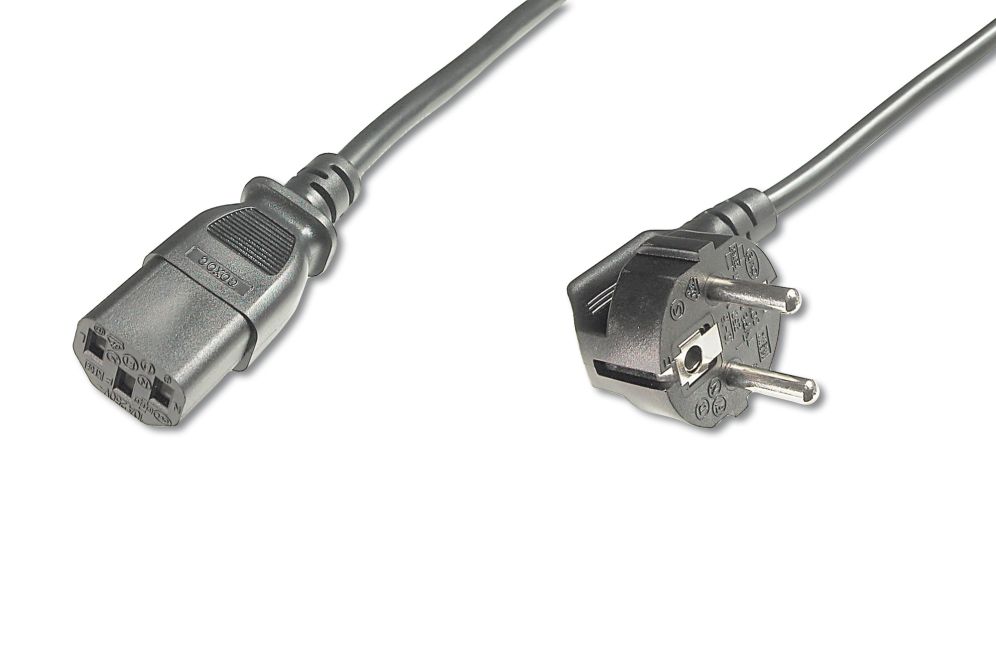 Cable Alimentacion Digitus Cee 77 Tipo F  C13 Mh 0 75m H05vv F3g 0 75mm