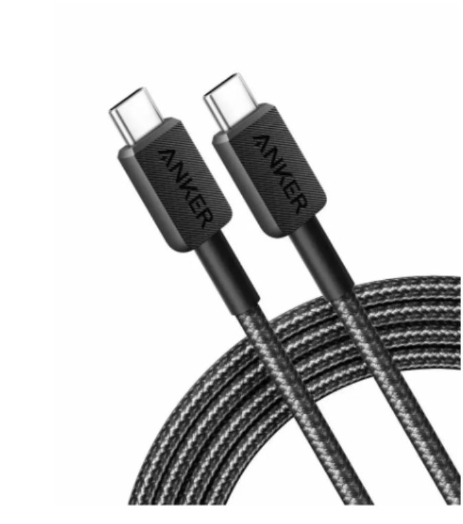 CABLE ANKER 310 USB C A USB C CABLE TRENZADO 1 8M 240W NEGRO