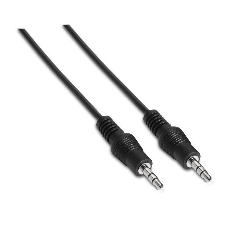 Cable Audio Estereo Jack 3 5 M Jack 3 5 M Negro 1 5m