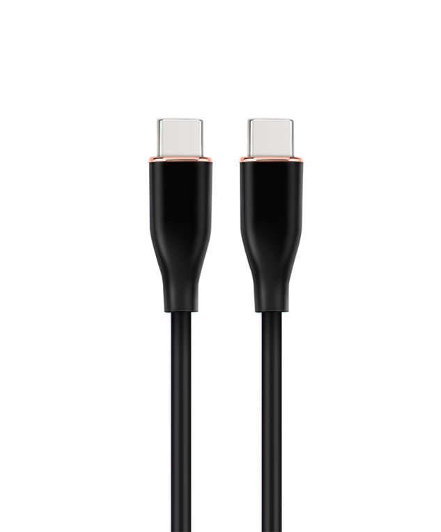 CABLE DE CARGA Y DATOS GEMBIRD PD TIPO C SILICONA ALTA CALIDAD 1 5M NEGRO