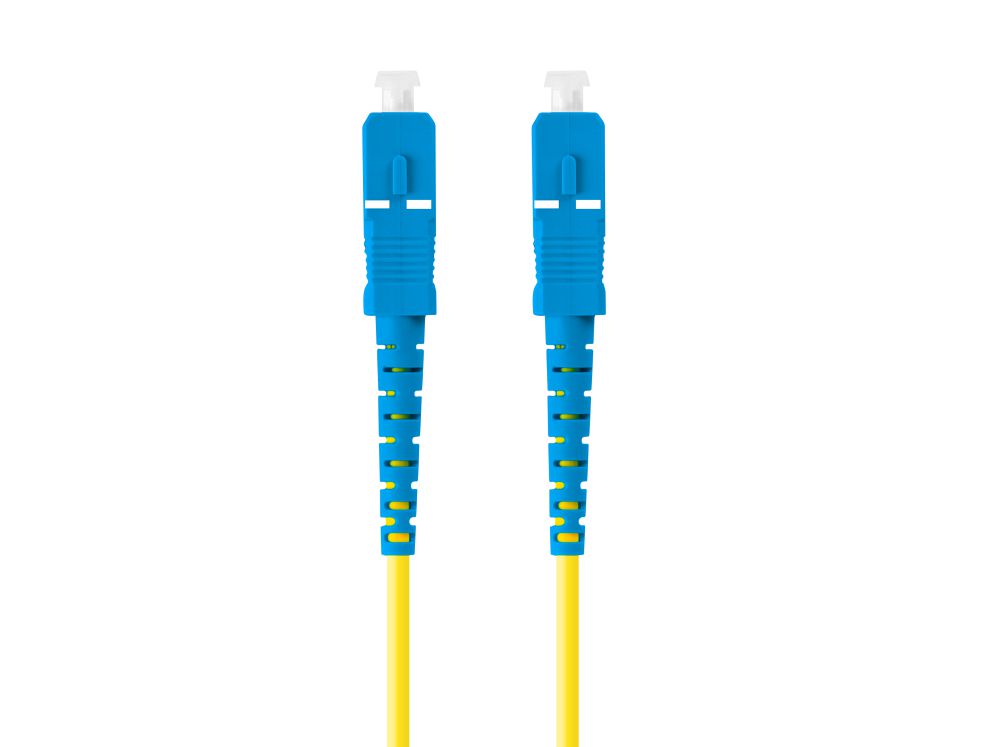 Cable De Fibraoptica Lanberg 10m Mono Scupc Scupc Simplex G657a1 Lszh Amarill