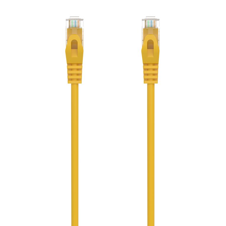 Cable De Red Aisens Latiguillo Rj45 Lszh Cat6a 500 Mhz Utp Awg24 Amarillo 05m