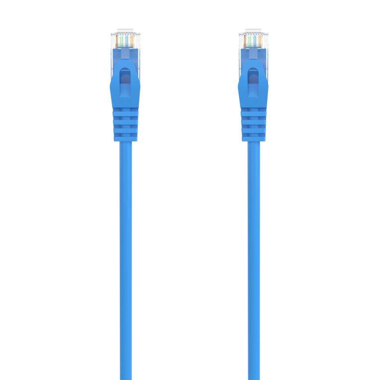 Cable De Red Aisens Latiguillo Rj45 Lszh Cat6a 500 Mhz Utp Awg24 Azul 05m