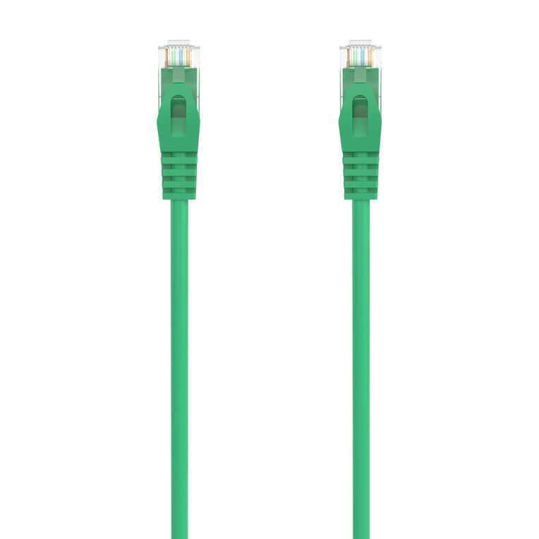 Cable De Red Aisens Latiguillo Rj45 Lszh Cat6a 500 Mhz Utp Awg24 Verde 05m