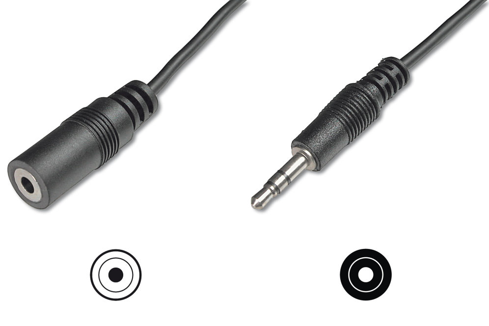 Cable Digitus Extension Audio Jack Estereo 3 5mm 1 50m Ccs 2x01010 Mf