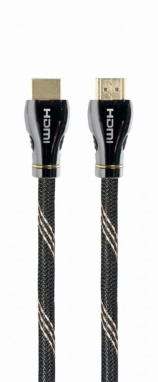 CABLE HDMI 2 1 8K 60HZ GEMBIRD CCBP HDMI8K 2M PREMIUM TRENZADO ETHERNET 2M NEGRO