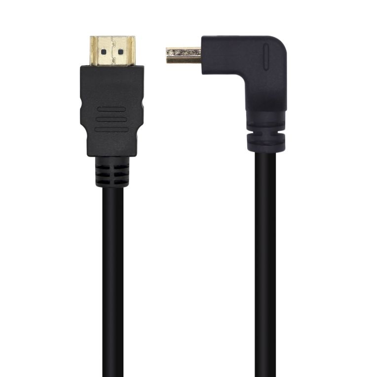 Cable Hdmi Aisens V20 Acodado Premium 4k60hz Am Am 1m