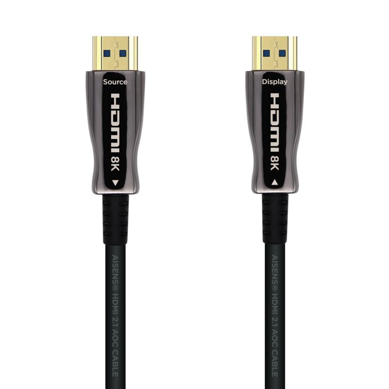 Cable Hdmi Aisens V2 1 Optico Activo Aoc 8k60hz 4k120hz 48gbps A M A M 100m