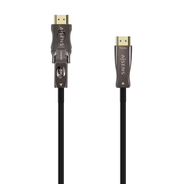 Cable Hdmi Aisens V2 1 Optico Activo Aoc Desmontable 8k60hz 48gbps Am Dam 20m