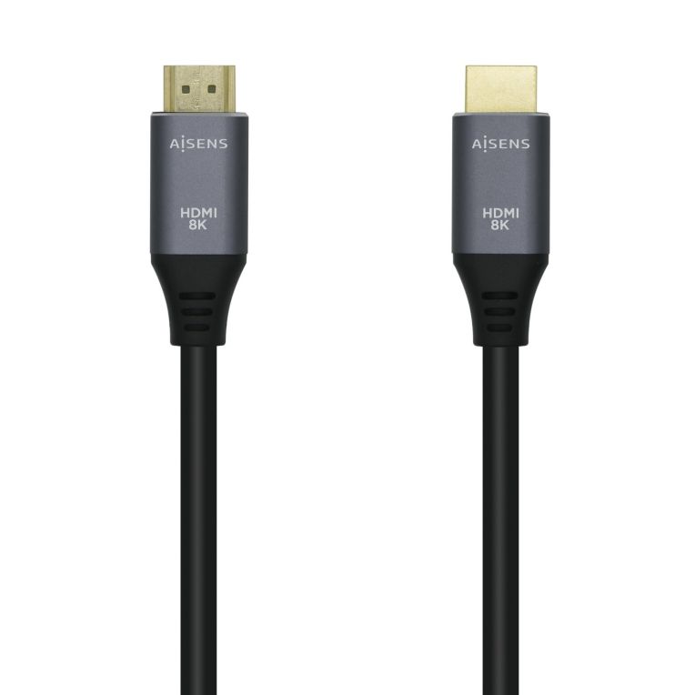 Cable Hdmi Aisens V2 1 Ultra Alta Velocidad 8k60hz 48gbps A M A M Gris 05m