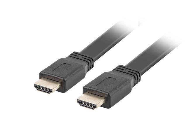 Cable Hdmi Lanberg Machomacho V20 4k Plano 5m Negro