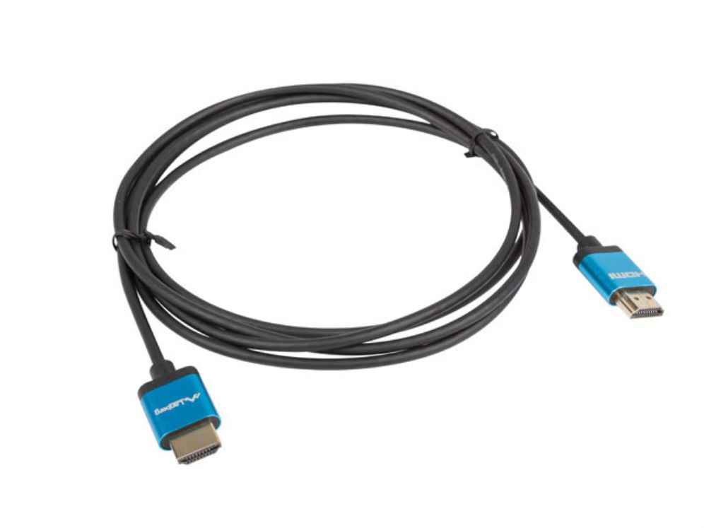 Cable Hdmi Lanberg Machomacho V20 4k Slim 1m Negro