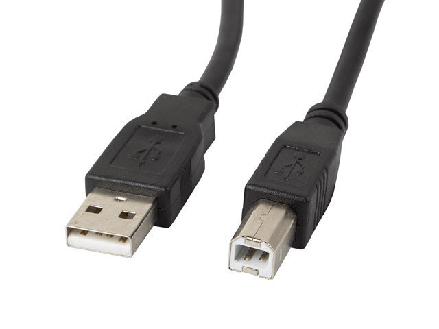 Cable Lanberg Impresora Usb Macho A Usb Macho Con Ferrita Negro 05 M