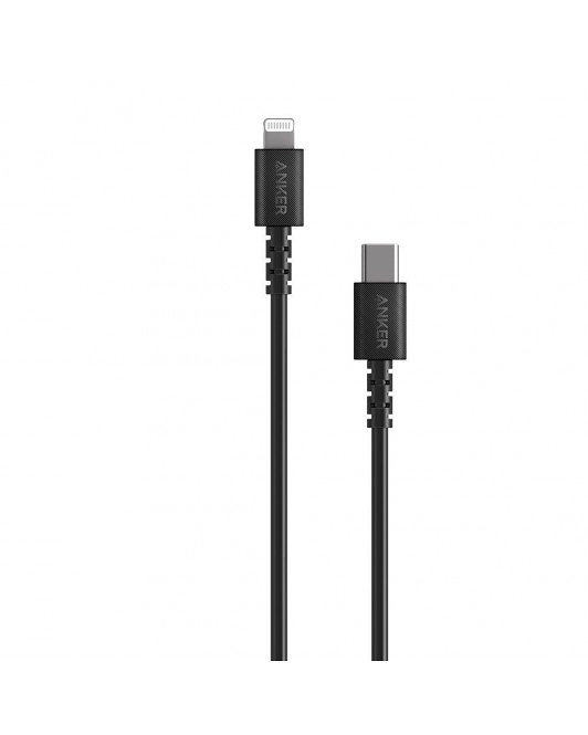 Cable Lightning Anker Powerline Select Macho A Tipo C Macho 1m Negro