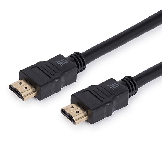 Cable Maillon Basic Hdmi Dorado Conector High Speed Bc Negro 1 8m