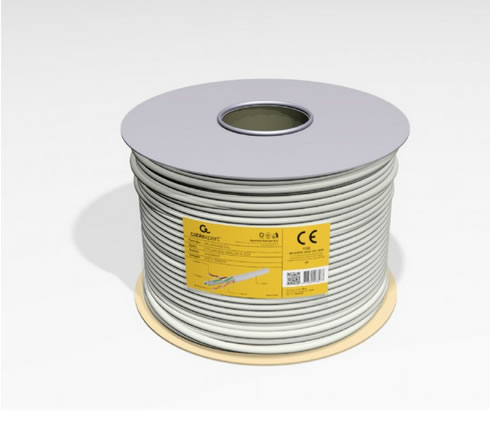 Cable Red Gembird Cat6 Utp Lan Premium Cca Solid Eca 305m