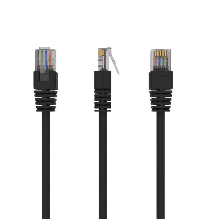 CABLE RED GEMBIRD UTP CAT5E MOLDEADO 0 25M NEGRO