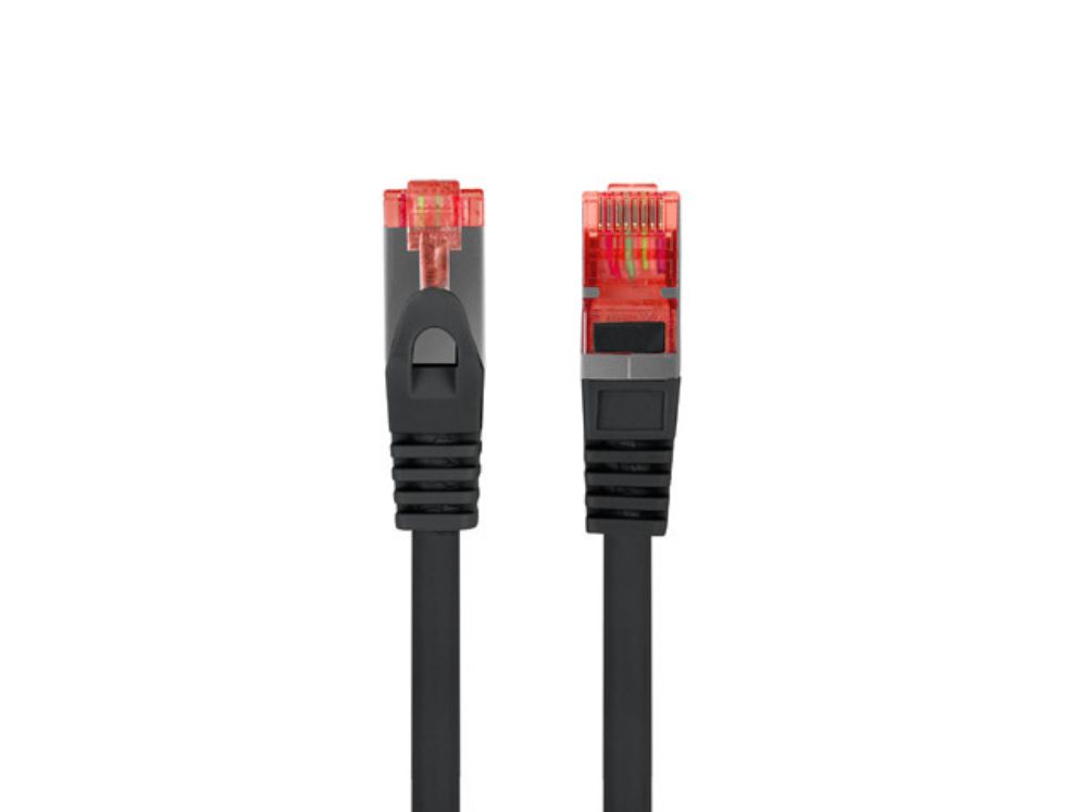 Cable Red Lanberg Latiguillo Cat6 Sftp Lszh Cu 05m Negro Fluke Passed