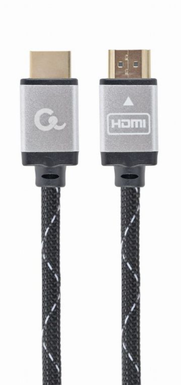 CABLE TRENZADO HDMI 2 0 4K 60HZ GEMBIRD SELECT PLUS SERIES CON ETHERNET 1M NEGRO