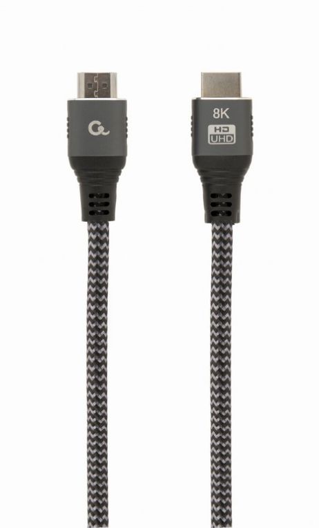 Cable Trenzado Hdmi 21 8k 60hz Gembird Select Plus Series Con Ethernet 3m Negro