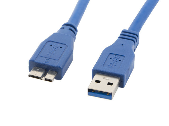Cable Usb 3 0 Lanberg Machomicro Usb Macho 1 8m Azul