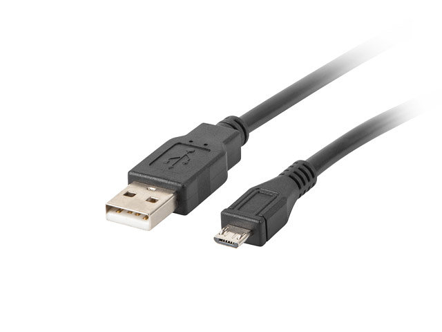 Cable Usb Lanberg 2 0 Machomicro Usb Macho 03m Negro