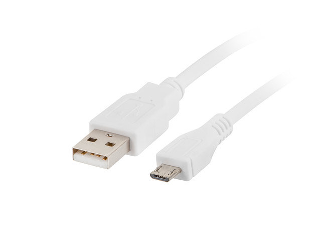 Cable Usb Lanberg 2 0 Machomicro Usb Macho 1m Blanco