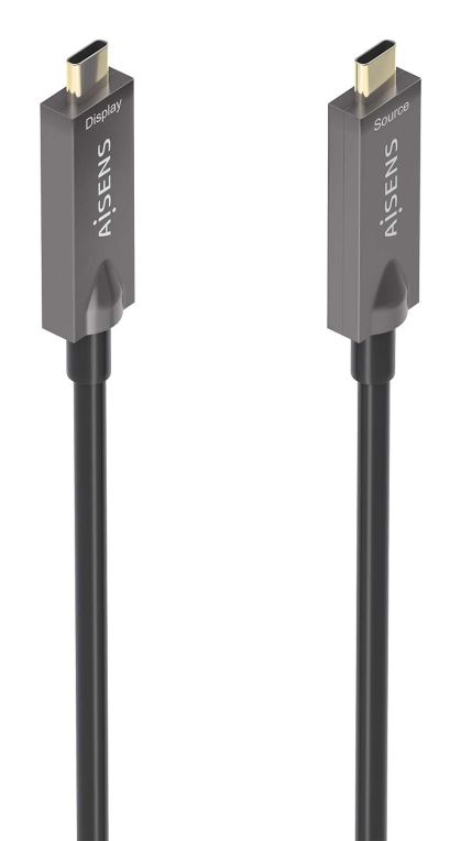 CABLE USB3 1 AISENS GEN2 10GBPS AOC 4K 3A 60W E MARK USB C MM 15M