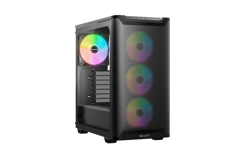 CAJA BEQUIET PURE BASE 501 LX 4XVENT 140 MM SN NEGRO